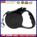 5m Retractable Pet Leash Traction Rope Walking Lead for Dogs Cat(Black)