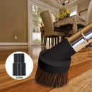 Horse Hair Vacuum Attachment, Round Dust Brush and Hose Adapter, Replacemen