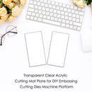 Transparent Acrylic Cutting Mat for DIY Embossing Cutting Die Machine (3mm)
