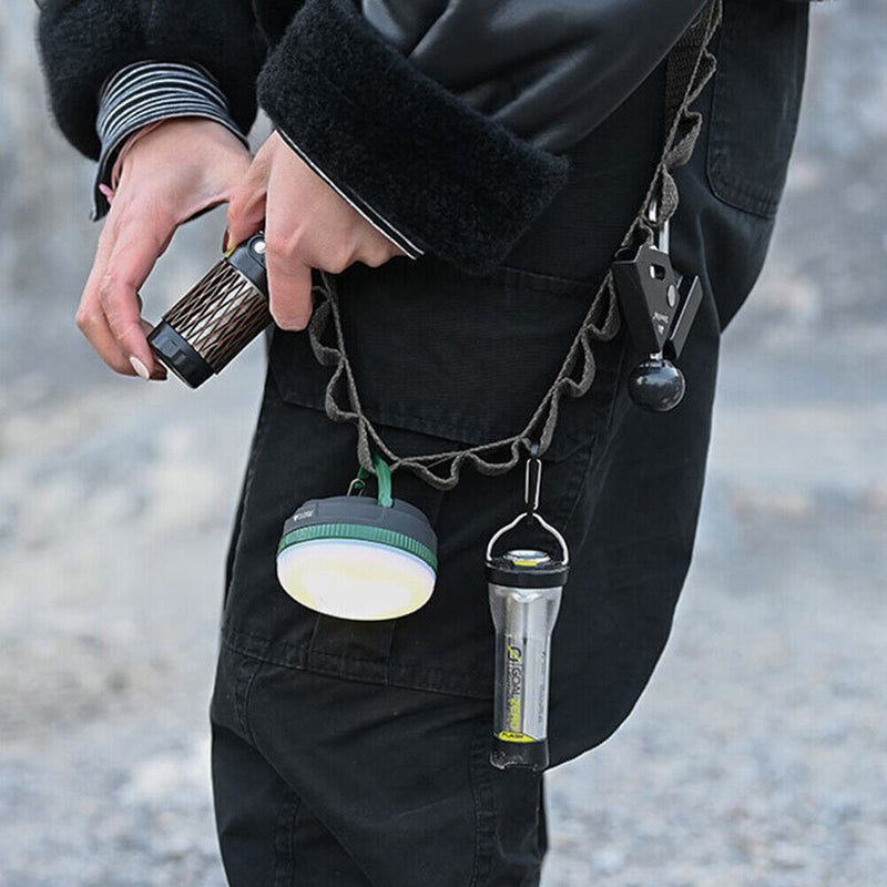 ShineTrip Outdoor Lanyard Hanger Camping Hanging Rope Storage Strap Clothesli