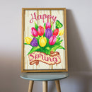 5D Diamond Painting Luminous DIY Flower Full Round Drill Home Decoration Gift