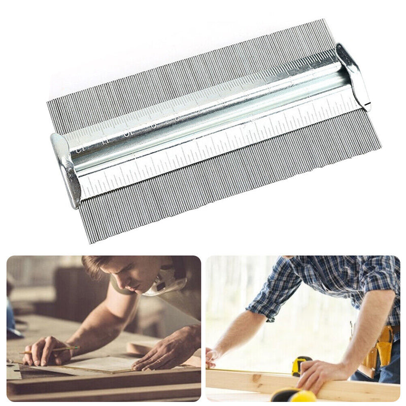 Contour Gauges Copy Duplicator Template Profile Measuring Ruler (5 in) Newly