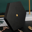 Jewelry Display Stand T-shape Earring Necklace Rack Tabletop Holder (Black)