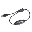 USB 5V Voltage Temperature Controller 3 Gears Adjustable Thermoplastic Elastomer