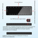 1 to 9 Hub Remote Control 5V 3Pin ARGB Cooling Fan 4Pin PWM Splitter for PC