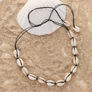Bohemian Jewelry Summer Bib Choker Shell Necklace Handmade Beach Seashell Chain