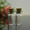 10pc/set Mini Useful Small Cork Stopper Glass Bottles Jars Vials Container