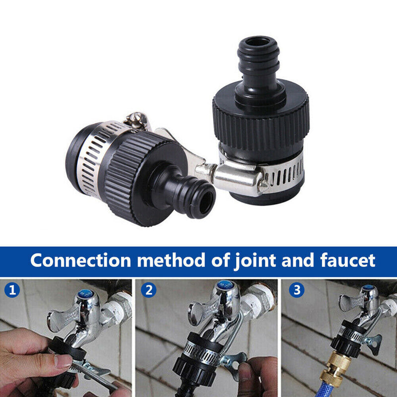 Water Faucet Water Tap Adapter Garden Connector Hose Adapter Pipe Fitting