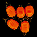 5x Fishing Line Stopper Baitcasting Reel Wire Holder Buckle Keeper (Orange)