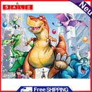 5D DIY Full Drill Diamond Painting Dinosaur Cross Stitch Craft Kits Home Decor