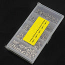 250pcs 5-Size Stainless Steel Fishing Split Rings Double Loop Connectors