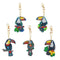 14PCS Diamond Painting Keychains Cup Animal Embroidery Needlework Keyrings