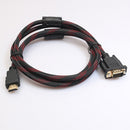 Full HD HDMI-compatible Male to 15 Pin VGA Connector Adapter Converter Cable for