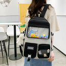 #A Teenager Bookbag Rucksack Mochila Shoulder Crossbody Bags Students Pencil Cas