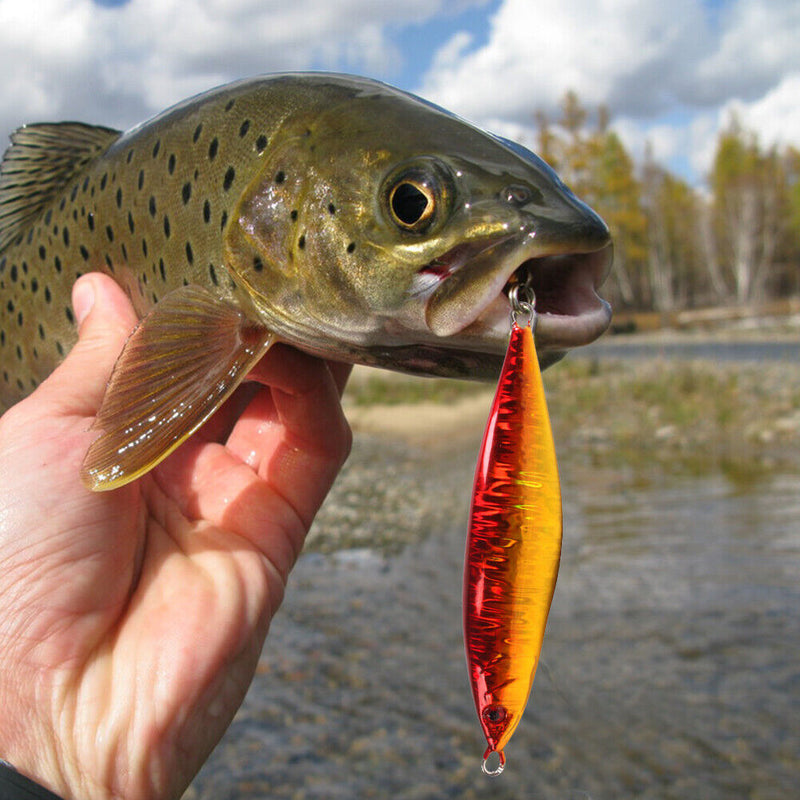 S Shaped Luminous Fishing Lure 12cm 160g Metal Artificial Bait (JIG81-4)