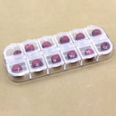 12 Grids Jewelry Earring Beads Divider Pills Container Screw Storage Box