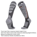 Electric Heating Socks Winter Foot Warmer for Snow Camping Hiking Skiing (Grey)