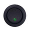 3 Models LED DIY Round Light Rocker Switch Power Button Switches (Green) Newly