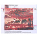 DIY-5D Diamond Painting Animal Worlds Cross Stitch Kits Embroidery Round Diamonds W