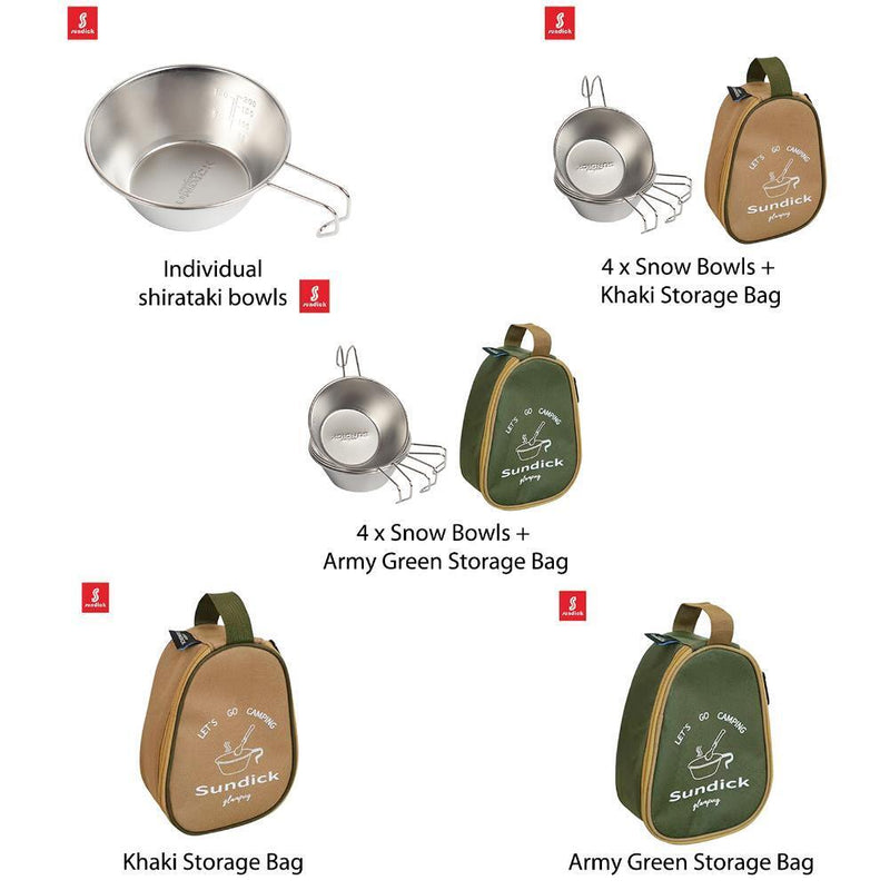 300ML Camping Sierra Bowl Stainless Steel Hanging Shira Cup Tableware (1pc