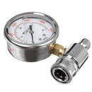 Stainless Steel Pressure Washer Pressure Gauge 6000PSI/40MPa 3/8in Fitting Newly
