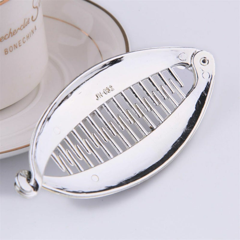 Women Vertical Crystal Hair Clip Ponytail Hairpin Banana Clip Headwear