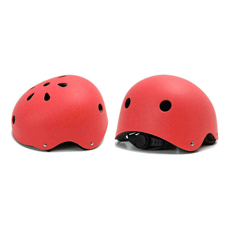 Children Skateboard Plum Helmets Bike Skating Protective Helmet (Red M) Newly