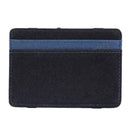 Men Leather Magic Wallet Money Clips Thin Clutch Bus Bag For Women P6R6 D1Y7
