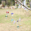 Crystal Hanging Drops Colorful Beads Angel Pendant Chandelier Curtain Decor