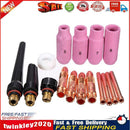 16pcs TIG Welding Machine Torch Stubby Gas Lens Kit Cup Collet Body Nozzle Newly