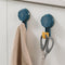 Vacuum Suction Cup Wall Hanging Hook Door Hangers Holder Rack (White)