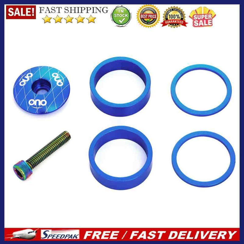 OUO Mountain Bike Stem Top Cap with Screw Fork Ring Headset Cover Spacers K