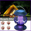 Solar Powered LED Mosquito Fly Bug Insect Zapper Killer Lamp Light Outdoor D3B1