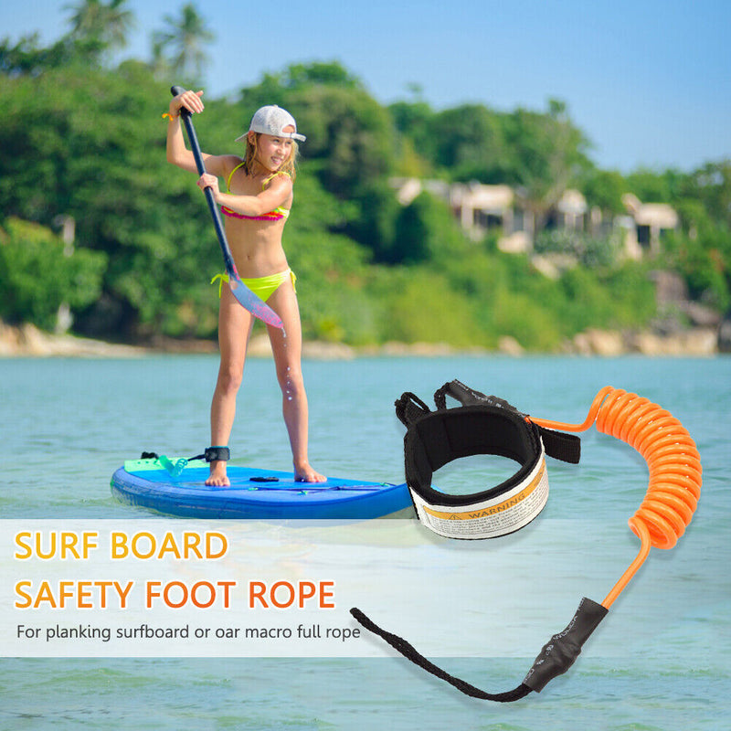 #A Surfboard Safety Legs Rope Nylon Adjustable Stand UP Paddle Board Ankle Leash