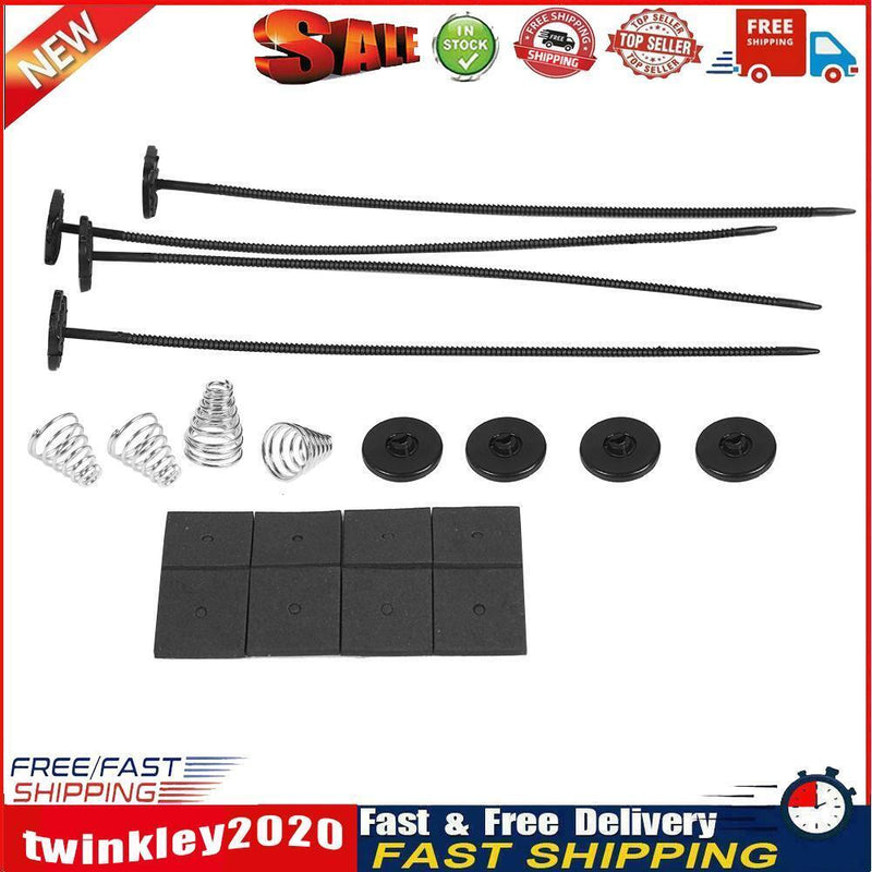 1 Set Car Electric Radiator Fan Mounting Kit Plastic Ties Straps Universal Newly