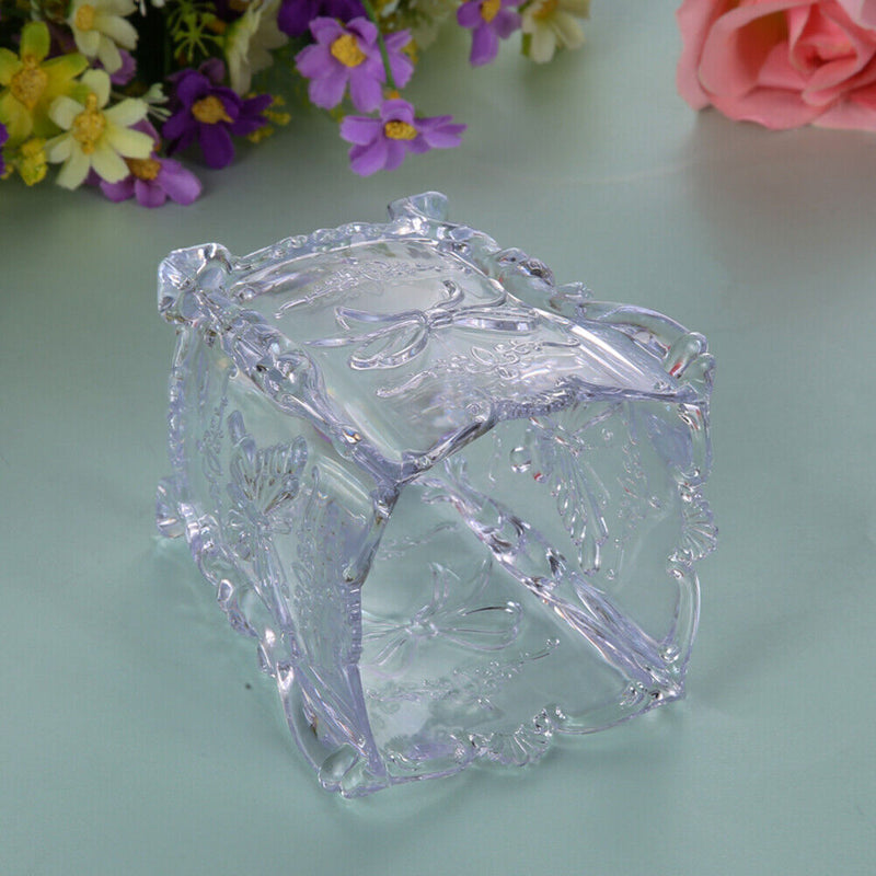 Makeup Cosmetic Storage Box Case Holder Organizer Acrylic(Transparent)