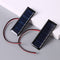 4V 0.2W Epoxy Solar Panel 8 Solar Cells 2 Wires 75x25mm for DIY Solar Project
