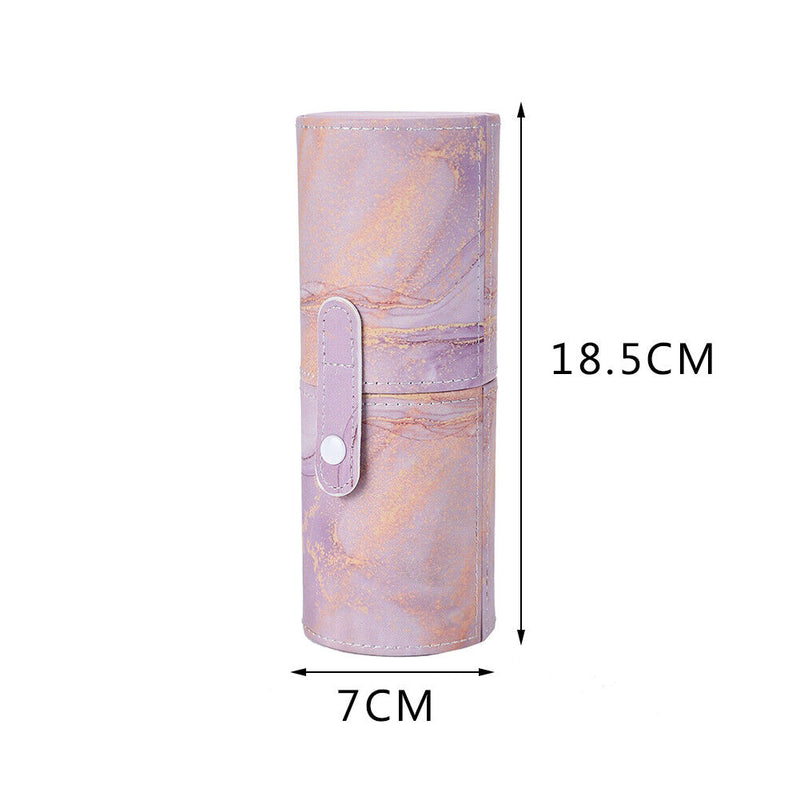 Women Outdoor Makeup PU Bag Cosmetic Brush Pen Storage Organizer Waterproof B