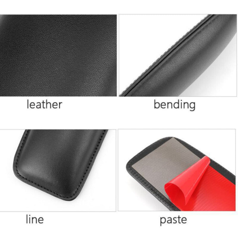 2*Universal Car Knee Leg Elbow Cushion Pad Car Armrest Pads Leather Knee Cushion