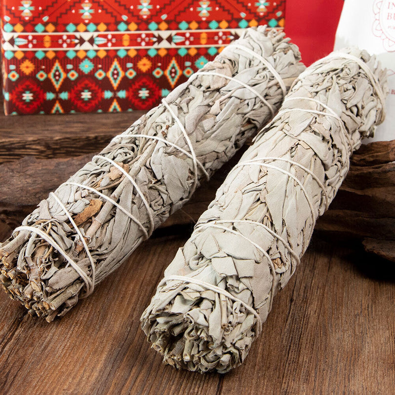 3pcs Incense White Sage Bundle Smudge Sticks Pure Leaf Indoor Purification