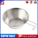 300ML Camping Sierra Bowl Stainless Steel Hanging Shira Cup Tableware (1pc