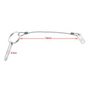 Steel Quick Release Ring Lanyard Cable Safety Tether Wire Loss Prevention