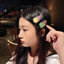 5pcs Colorful Sequins Hair Clip BB Hairpin Korean Candy Color Barrettes for G