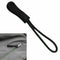 1pcs Schwarz Reißverschlußanhänger Puller Kabel Reißverschlusszipper, E9S6 A6F5