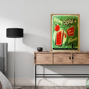Cocktail Oil Paint By Numbers Kits Canvas Drawing DIY Coloring Picture for Bar