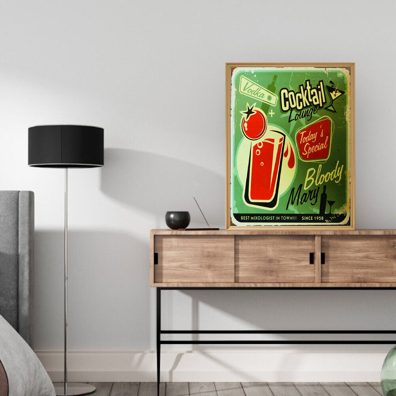 Cocktail Oil Paint By Numbers Kits Canvas Drawing DIY Coloring Picture for Bar