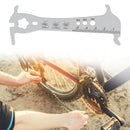 TOOPRE Bicycle Chain Checker Bike Chains Gauge Measuring Ruler (Unmarked) Newly