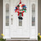 Merry Christmas Santa Claus Front Door Wreath Wall Hanging Pendant Garland