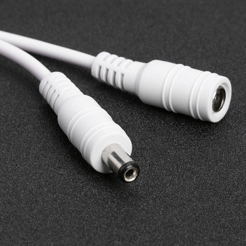 DC 12V-24V Power Extension Cord 5.5x2.1mm Male Female Power Cable (0.5m) Newly