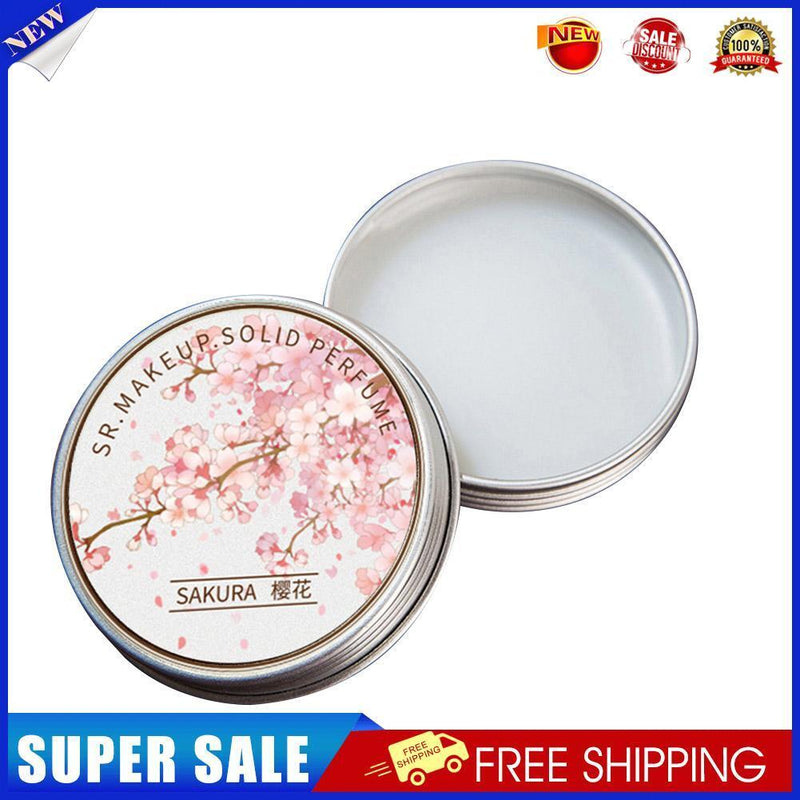 Portable Balm Mild Long Lasting Deodorant Solid Perfume (Cherry Blossom)